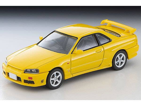 LV-N365a Nissan Skyline 2-Door Sports Coupe 25GT TURBO with Optional Parts (Yellow) 1998