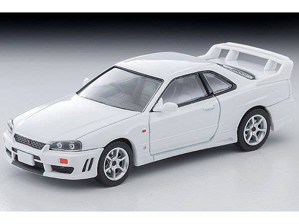 LV-N365b Nissan Skyline 2-Door Sports Coupe 25GT TURBO with Optional Parts (White) 1998