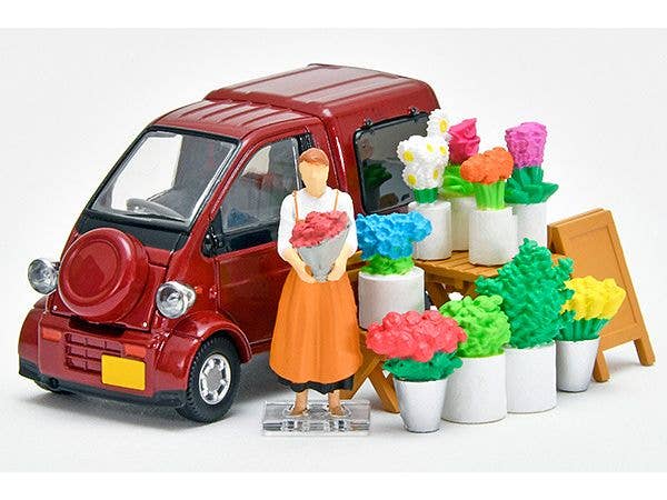 Diocolle 64 #carsnap 17b Flower Shop 2 (Daihatsu Midget II Cargo Included)