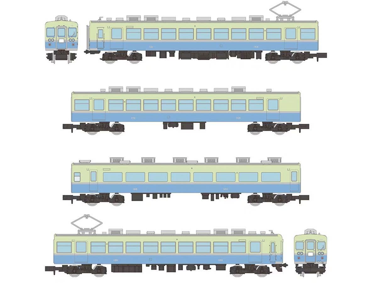 The Trains Collection Izukyu 100 Series 4-Car Set E