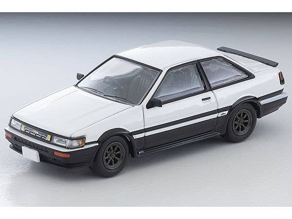 LV-N304d Toyota Corolla Levin 2-Door GT-APEX RS Watanabe Wheels Equipped (White/Black) 1985