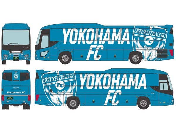 The Bus Collection Yokohama FC Original Wrapped Bus HAMABLUE