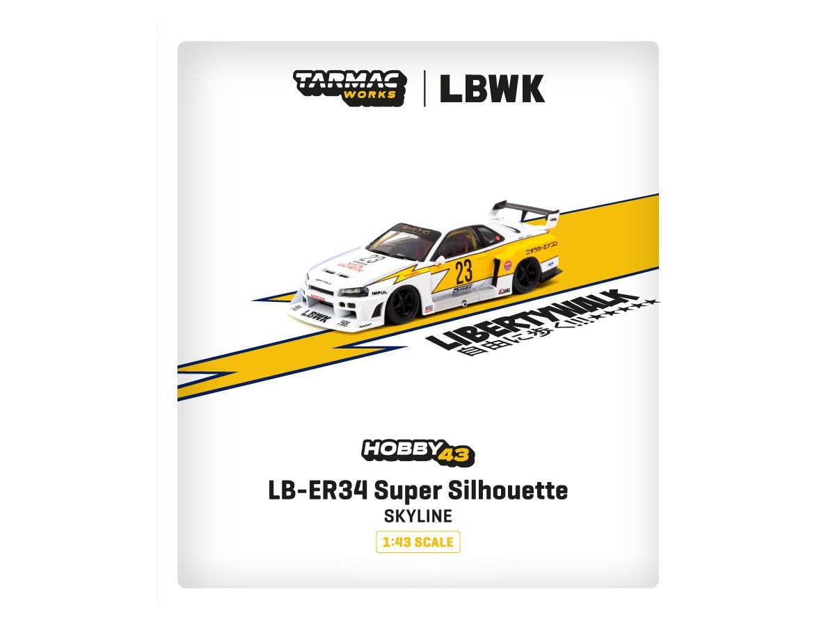 LB-ER34 Super Silhouette SKYLINE White