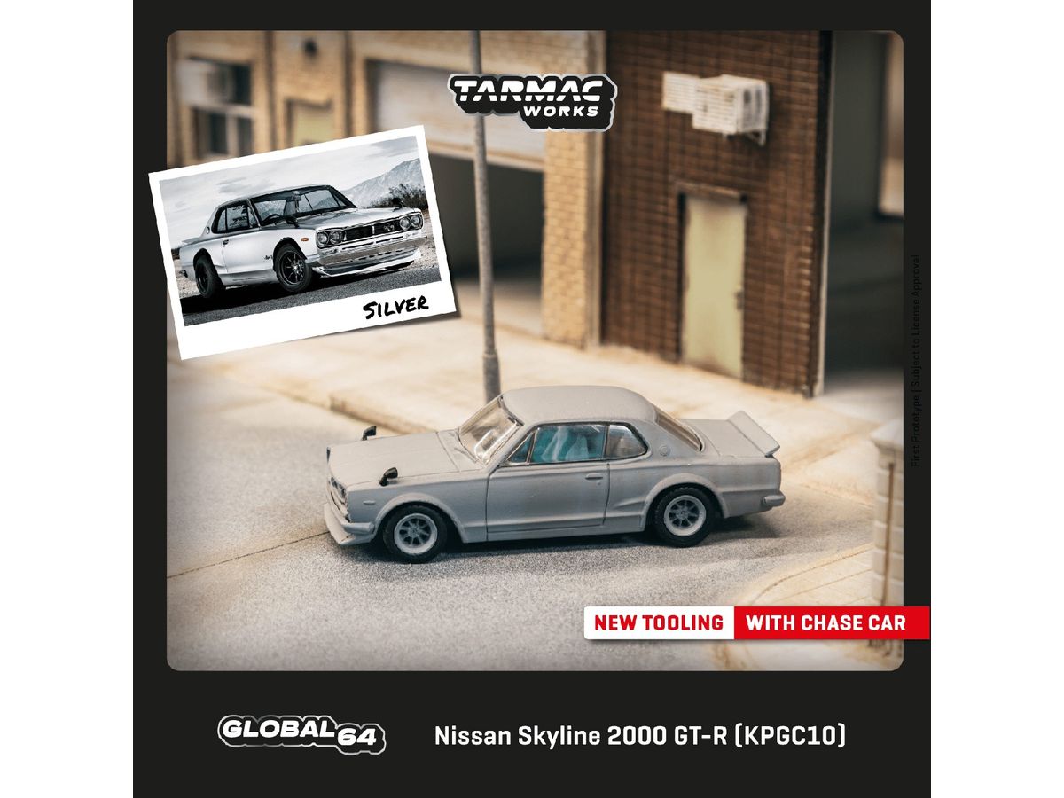 Nissan Skyline 2000 GT-R (KPGC10) Silver