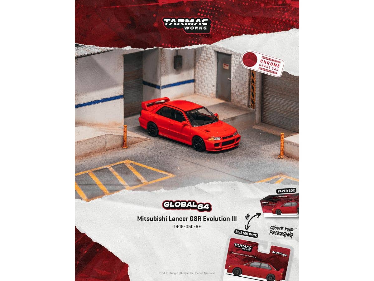 Mitsubishi Lancer GSR Evolution III Red