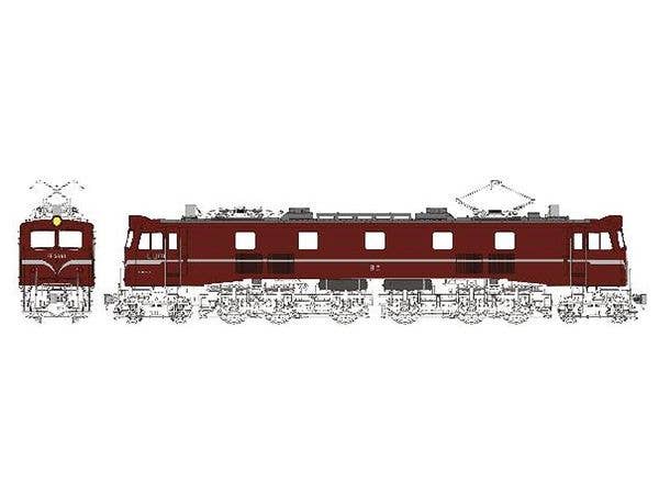 JNR Class EF5861 (Regular Service, Crimson/Tame-iro), Painted Kit