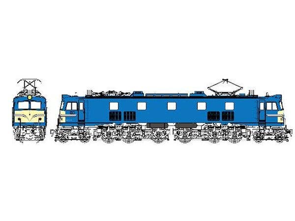 JNR Class EF58 (Front Window Large Window, Front Warning Color)