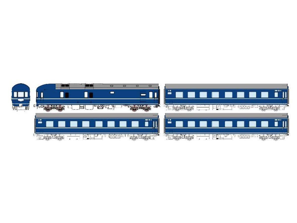 Series 20 Express Passenger Car 4-Car Set (KAYA21 x 1, NAHA21 x 3, 2-Stripe)