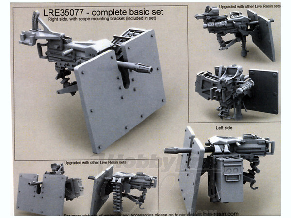 MK19-3 40mm Grenade Machine Gun on MK93 Machine Gun Mount with Bearing Sleeve pedestal and S.A.G. Armour Shield