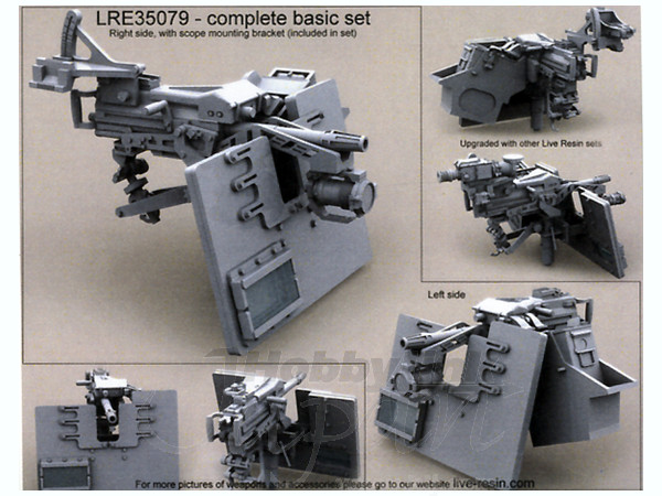 MK19-3 40mm Grenade Machine Gun on MK93 Machine Gun Mount with Heavy Pedestal and S.A.G. Armour Shield