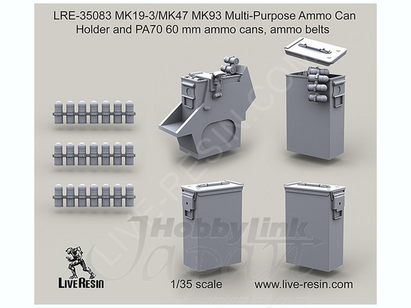 MK19-3/MK47 MK93 Multi-Purpose Ammo Can Holder and PA70 60mm Ammo Cans Ammo Belts