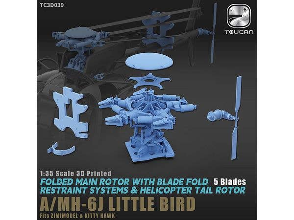 3D Printed Folded Main Rotor with Blade Fold Restraint Systems