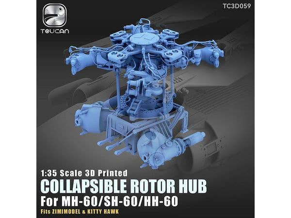 3D Printed Rotor Hub Parts for MH-60/SH-60/HH-60/H-60