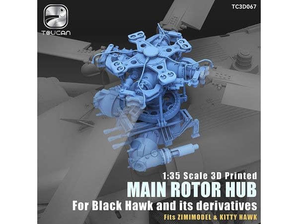 3D-Printed Main Rotor Hub for Black Hawk