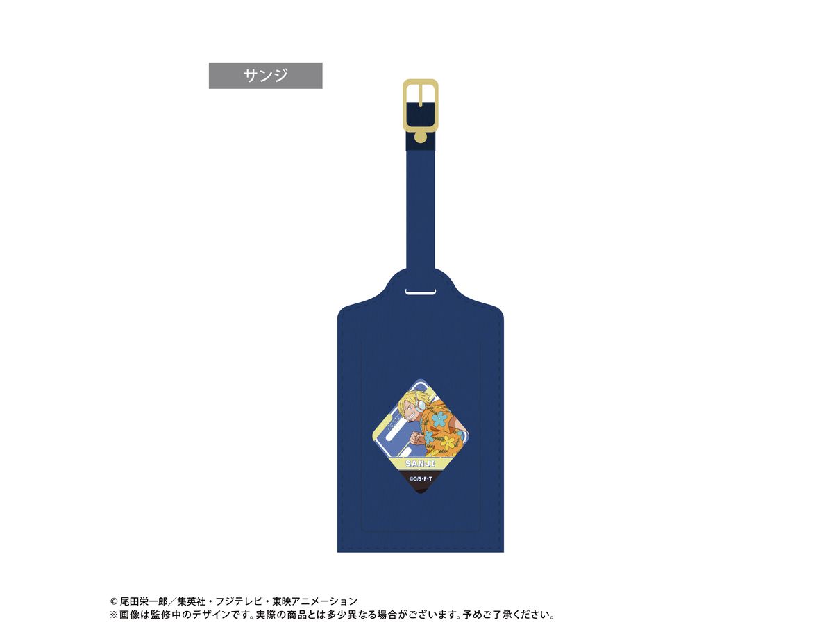 One Piece: Leather Luggage Tag Egghead Ver. Sanji