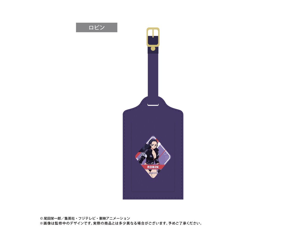 One Piece: Leather Luggage Tag Egghead Ver. Robin
