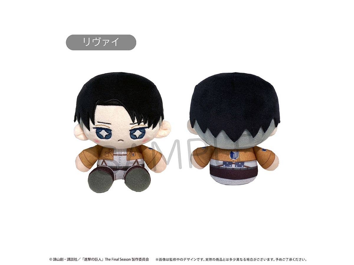 Attack On Titan Mini Sitting Plushie Levi