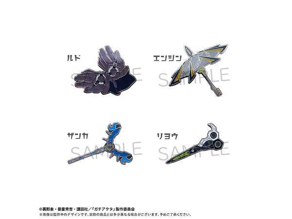 Gachiakuta: Human Organ Pins Collection 1 Box 4 Pieces