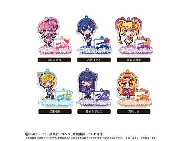 Shugo Chara!: Acrylic Keychain with Stand - Fruit Ver. 1 Box (6pcs)