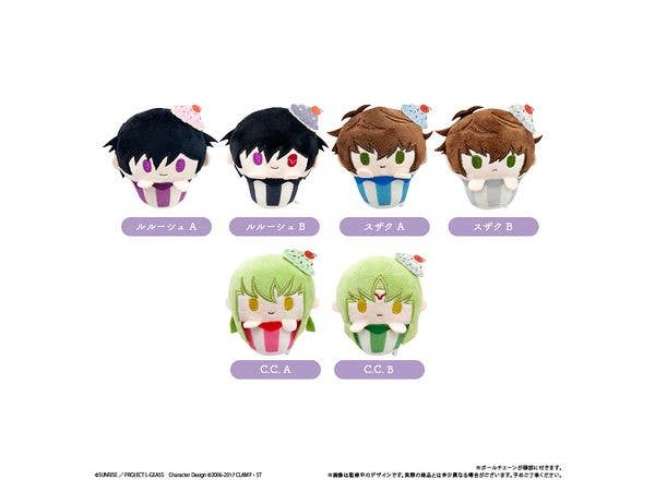 Code Geass: Lelouch of the Rebellion Cupcake Tapioca Plushie 1 Box (6pcs)
