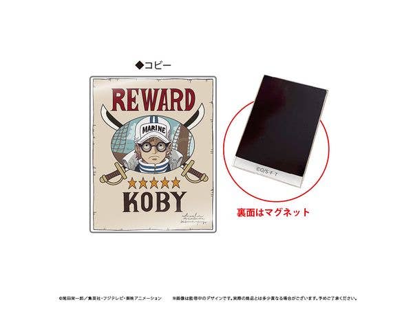 ONE PIECE: Cross Guild Wanted Poster Acrylic Magnet Vol. 6 Coby