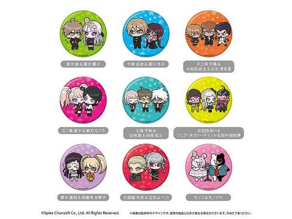 Danganronpa 1 & 2 Reload Fun Can Badge Set (1 Box, 9 pieces)