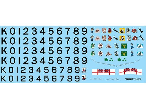 HMCS Flower-Class Corvette Snowberry (K166) Decal