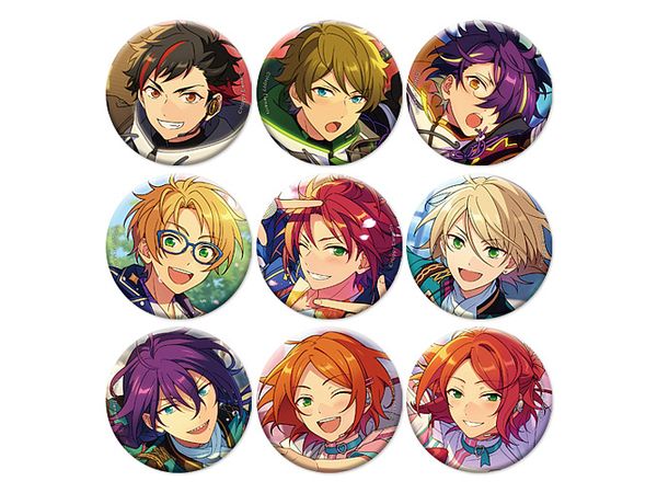 Ensemble Stars!!: Event Collection Can Badge [2021 WINTER] -Idol Side- 1Box 9pcs
