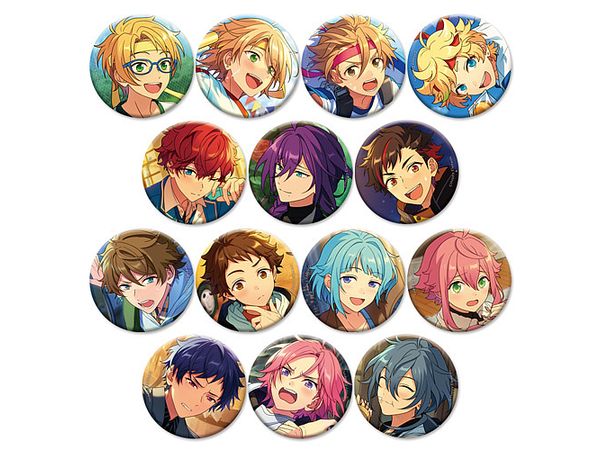 Ensemble Stars!!: Event Collection Can Badge [2022 AUTUMN] -Casual Side- 1Box 14pcs