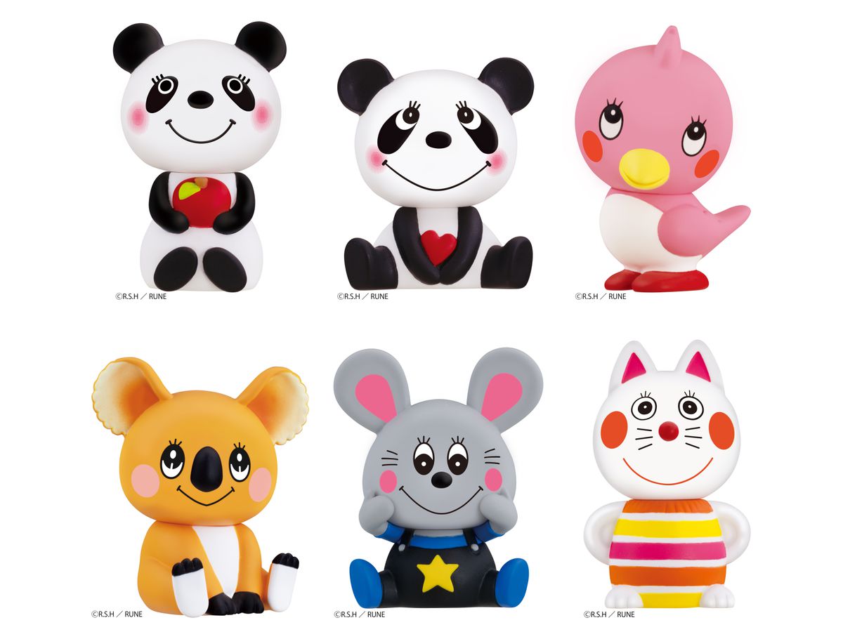 Rune Naito Animal Mascot: 1Box (6pcs)