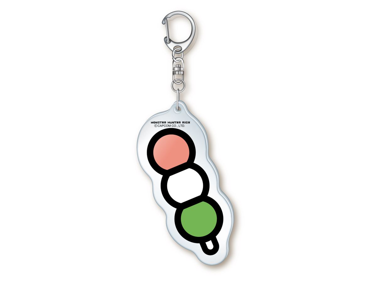 Monster Hunter Rise: Krill Push Keychain Dumpling
