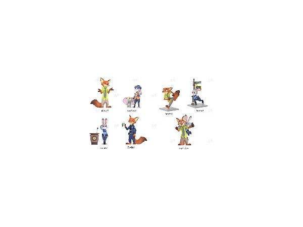 Disney Zootopia Judy & Nick's Story Series: 1Box (6pcs) (Reissue)
