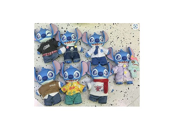 Disney Stitch Dress-Up Mascot Series Soft Vinyl Plush 1Box 6pcs