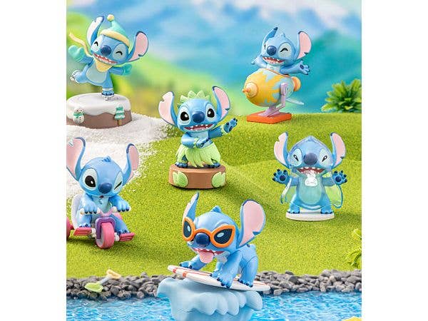 Disney Stitch Exciting Collection Figure: 1Box (6pcs)
