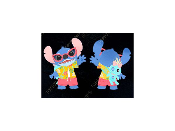 Disney Hello Stitch Summer Series Large Size Figure