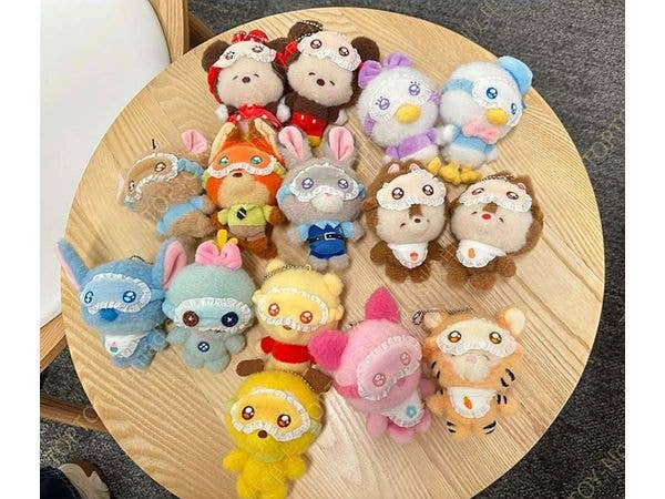 Disney Smiling Eyes Series Plush Charm Blind Box 1Box 14pcs