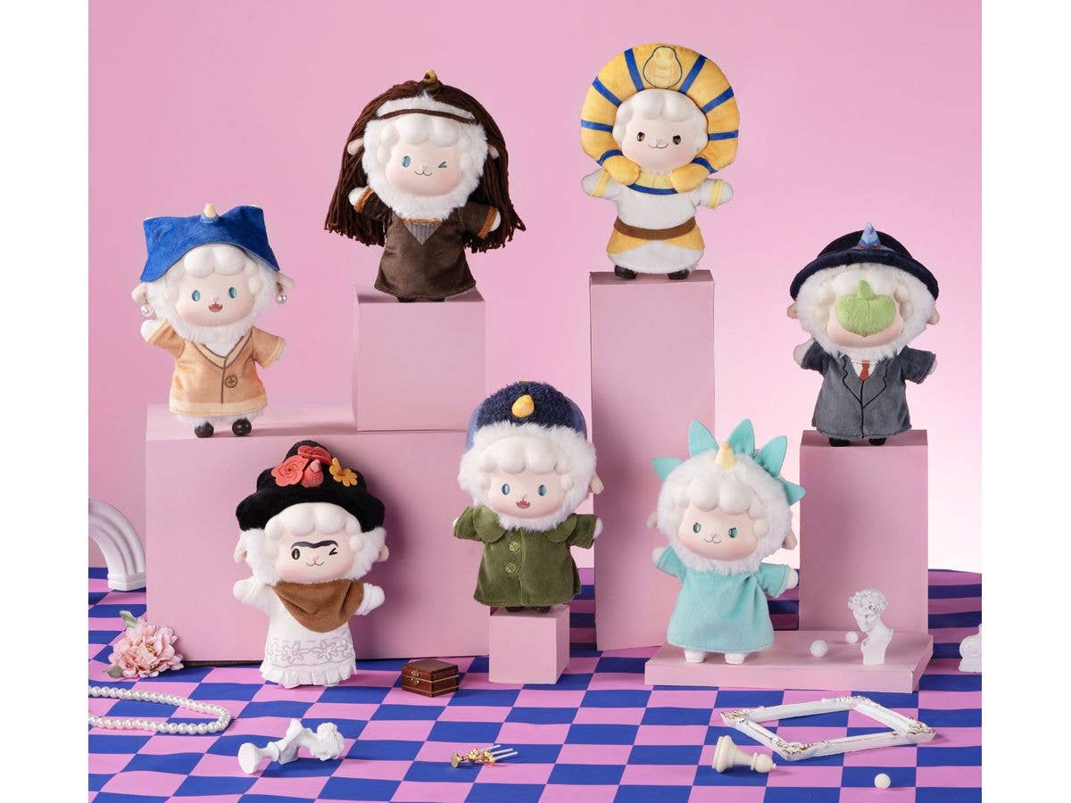 Art Journey Fluffy Soft Vinyl Plush Blind Box 1Box 6pcs