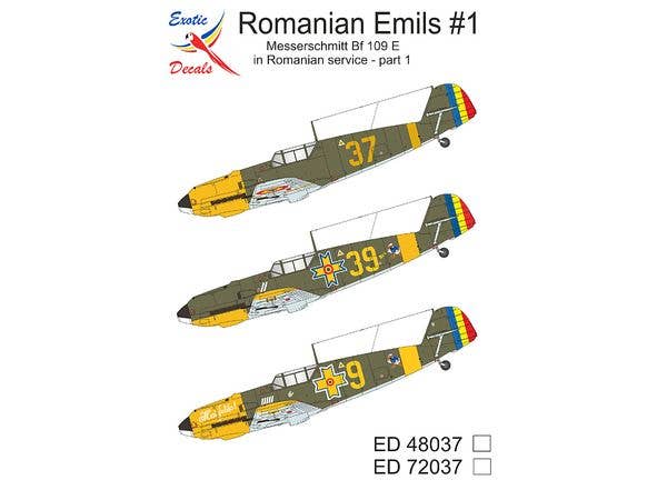 Romanian Emils #1 - Messerschmitt Bf 109E in Romanian service - part 1