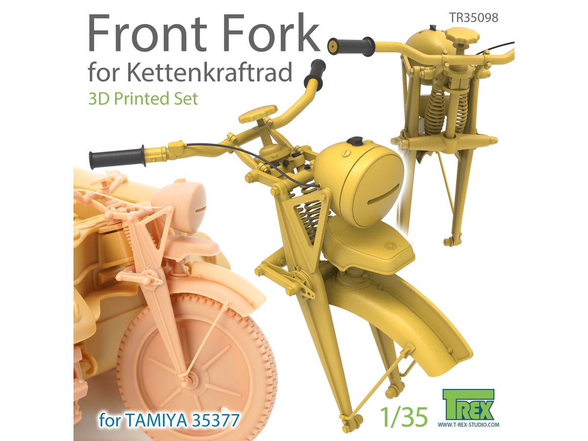 WW.II German Kettenkrad Front Fork Set (for Tamiya)