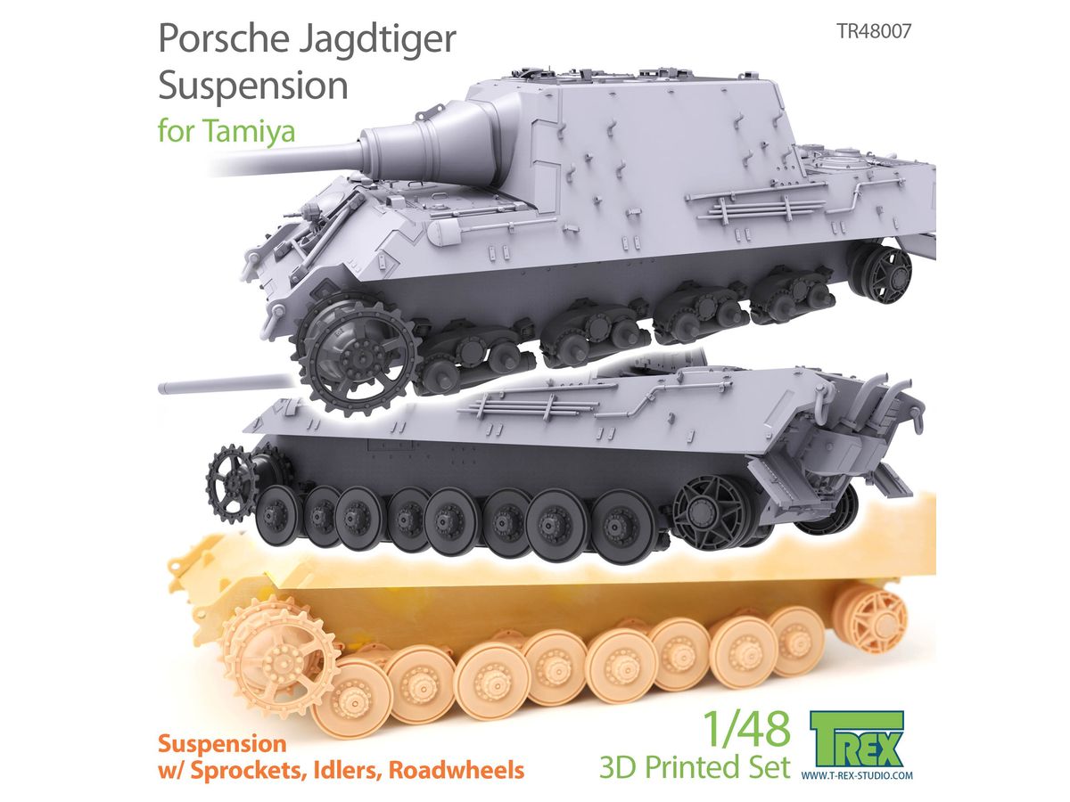 WW.II German Jagdtiger Porsche Type Suspension Remodeling Set (for Tamiya)