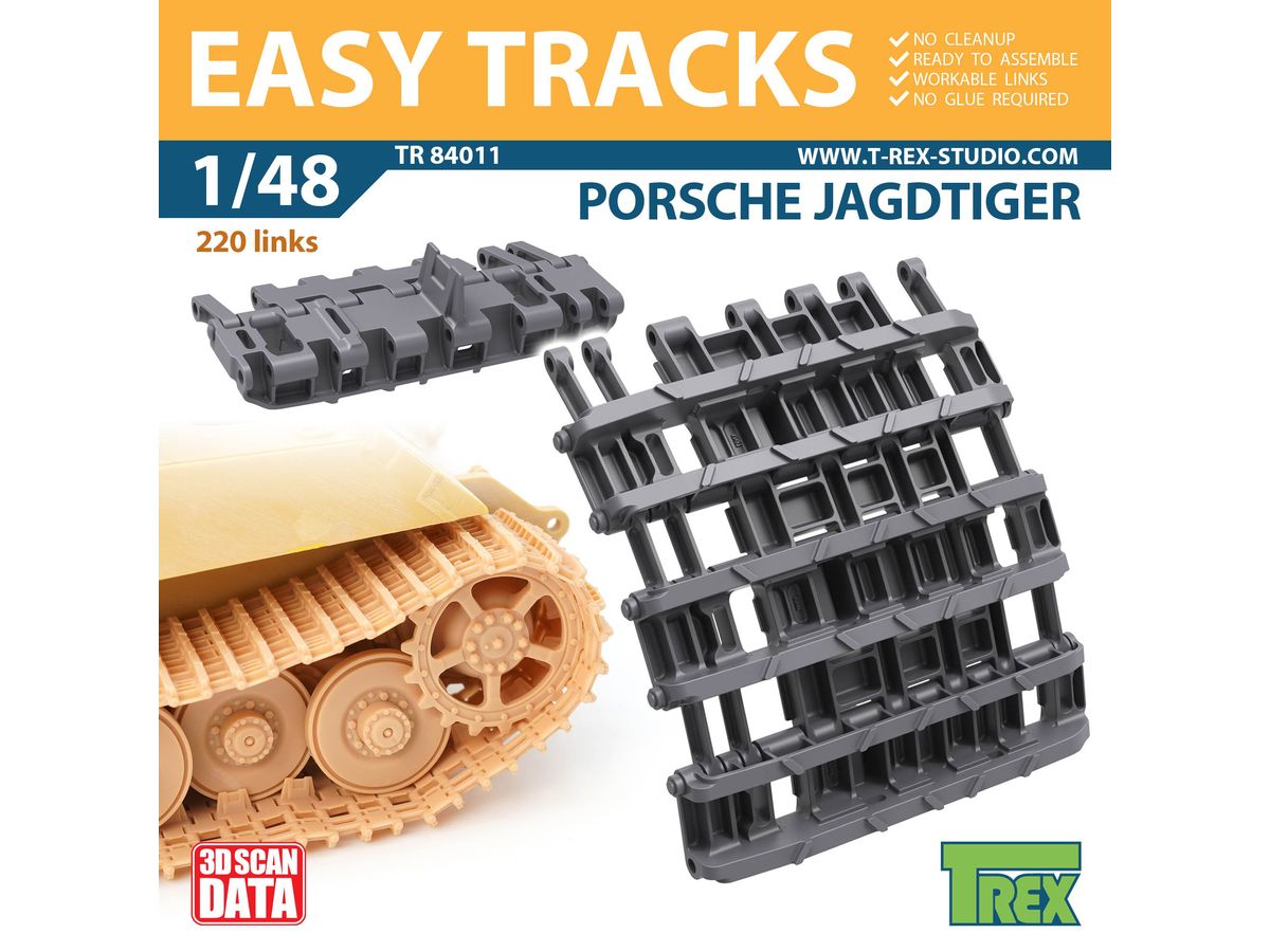 WW.II German Jagdtiger Porsche Suspension Tracks