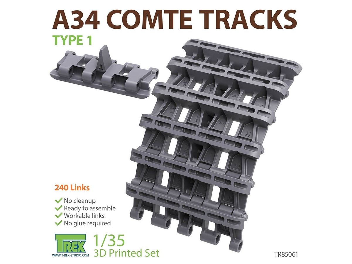WW.II British A34 Comet Cruiser Track Type 1
