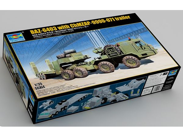 BAZ-6403 Tractor & ChMZAP 9990-071 Trailer