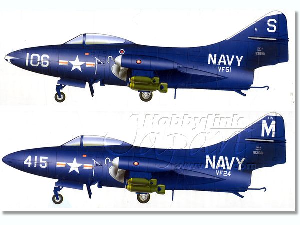 U.S. NAVY F9F-3 PANTHER TRUMPETER 1:48 SCALE PLASTIC MODEL
