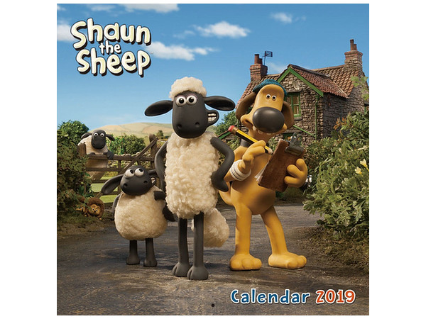 Shaun the Sheep 2019 Calendar