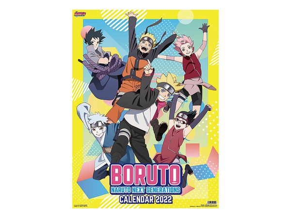 Boruto Naruto Next Generations 2022 Calendar
