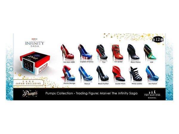 Pumps Collection Trading Figure Marvel / Infinity Saga 1Box 12pcs