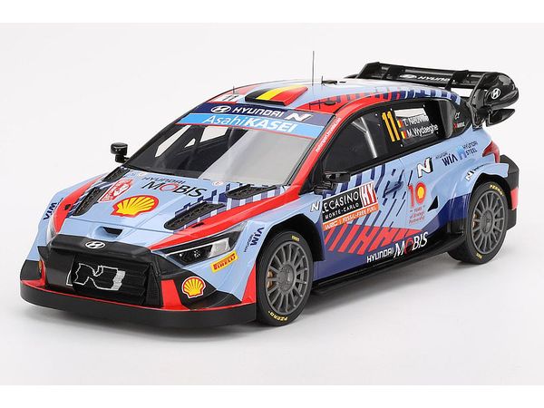 Hyundai i20 N Rally1 Monte Carlo Rally 2024 winning car #11