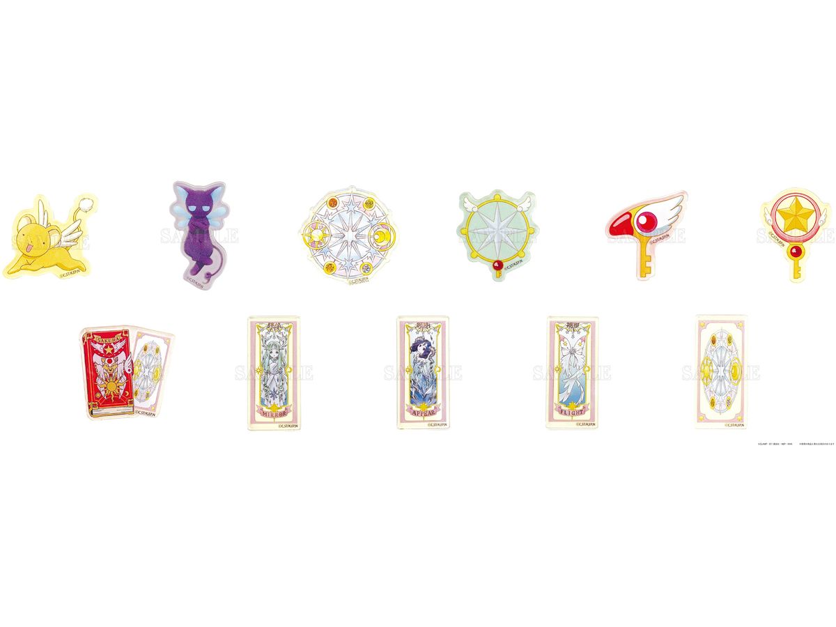 Cardcaptor Sakura: Secret Acrylic Sticker 1Box 12pcs