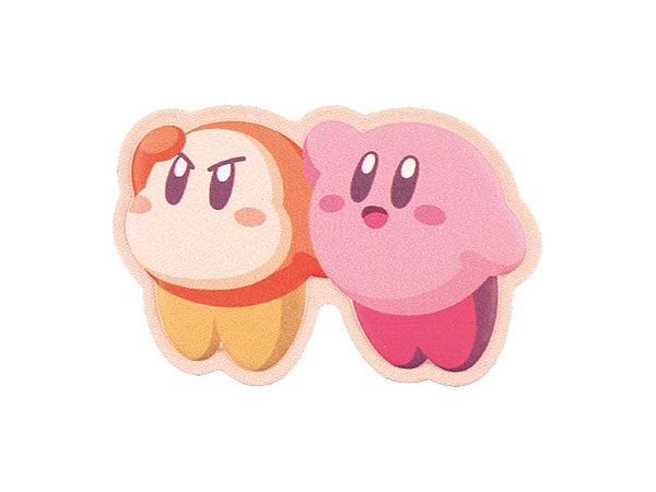Kirby Of The Stars Leather-Style Stickers (Kirby & Waddle Dee)